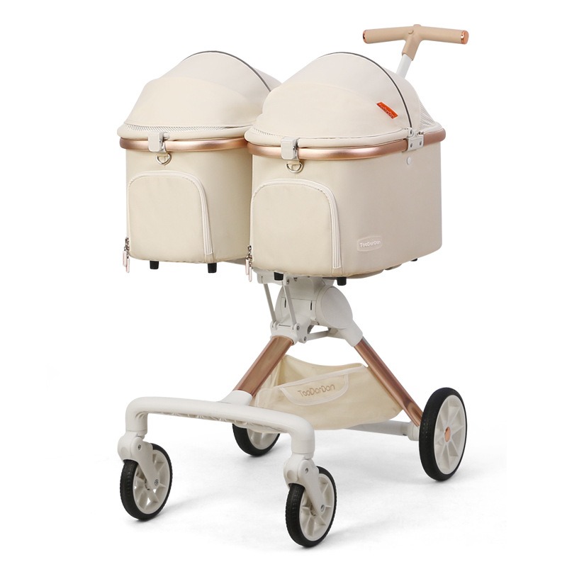 Pet Stroller Carrier - Simpatico passeggino pieghevole per gatti per