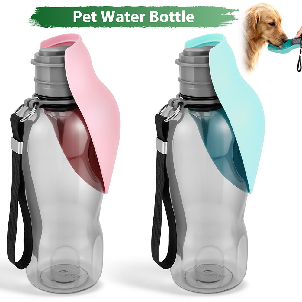Pet Supplies Hours - Bottiglia d'Acqua per Cani da 800ml,