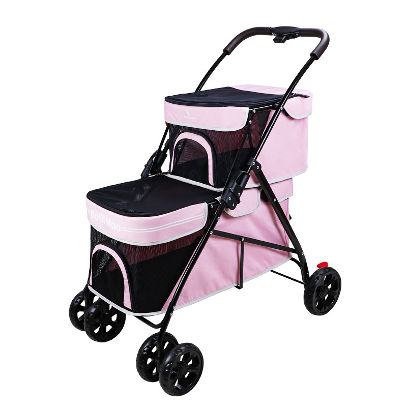 Pet Stroller Carrier - Passeggino portatile per animali domestici a