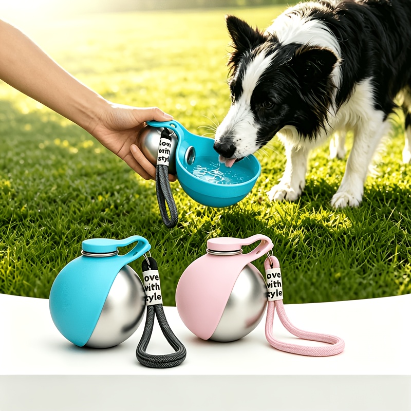 Pet Supplies Hours - Bottiglia d'Acqua per Cani in Acciaio
