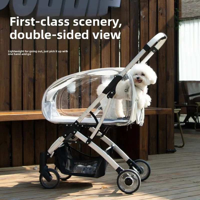 Passeggino Trasparente per Ani - Pet Stroller Carrier recensione e prezzo