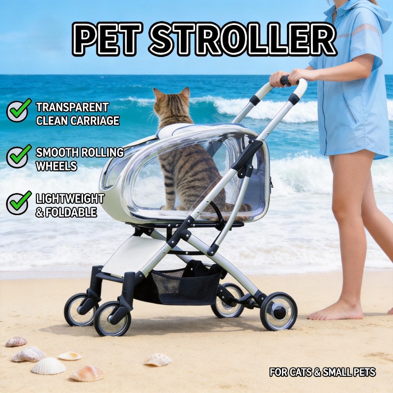 Passeggino Trasparente per Ani - Pet Stroller Carrier recensione e prezzo