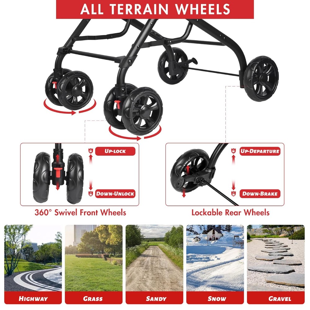 Passeggino Doppio per Animali  - Pet Stroller Carrier recensione e prezzo