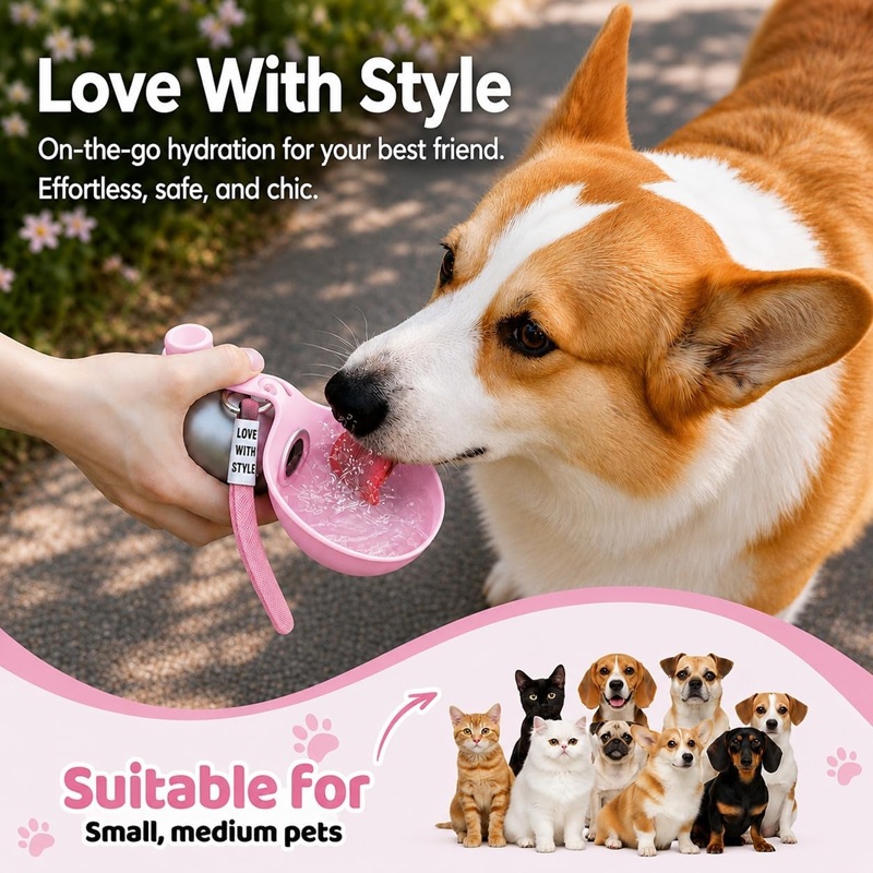 Bottiglia d'Acqua per Cani in  - Pet Supplies Hours recensione e prezzo