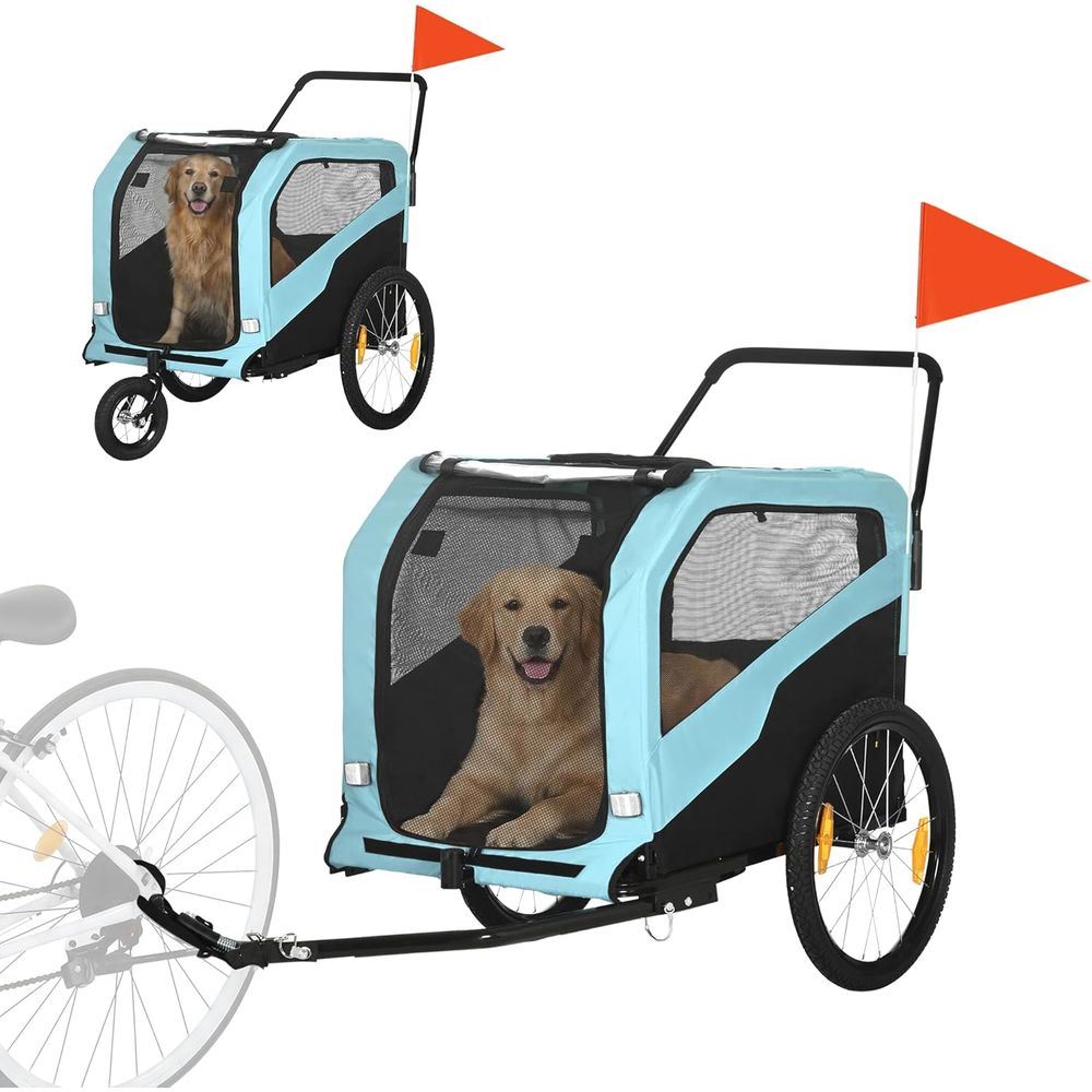 Rimorchio Bici 2-in-1 per Cani - Pet Stroller Carrier recensione e prezzo