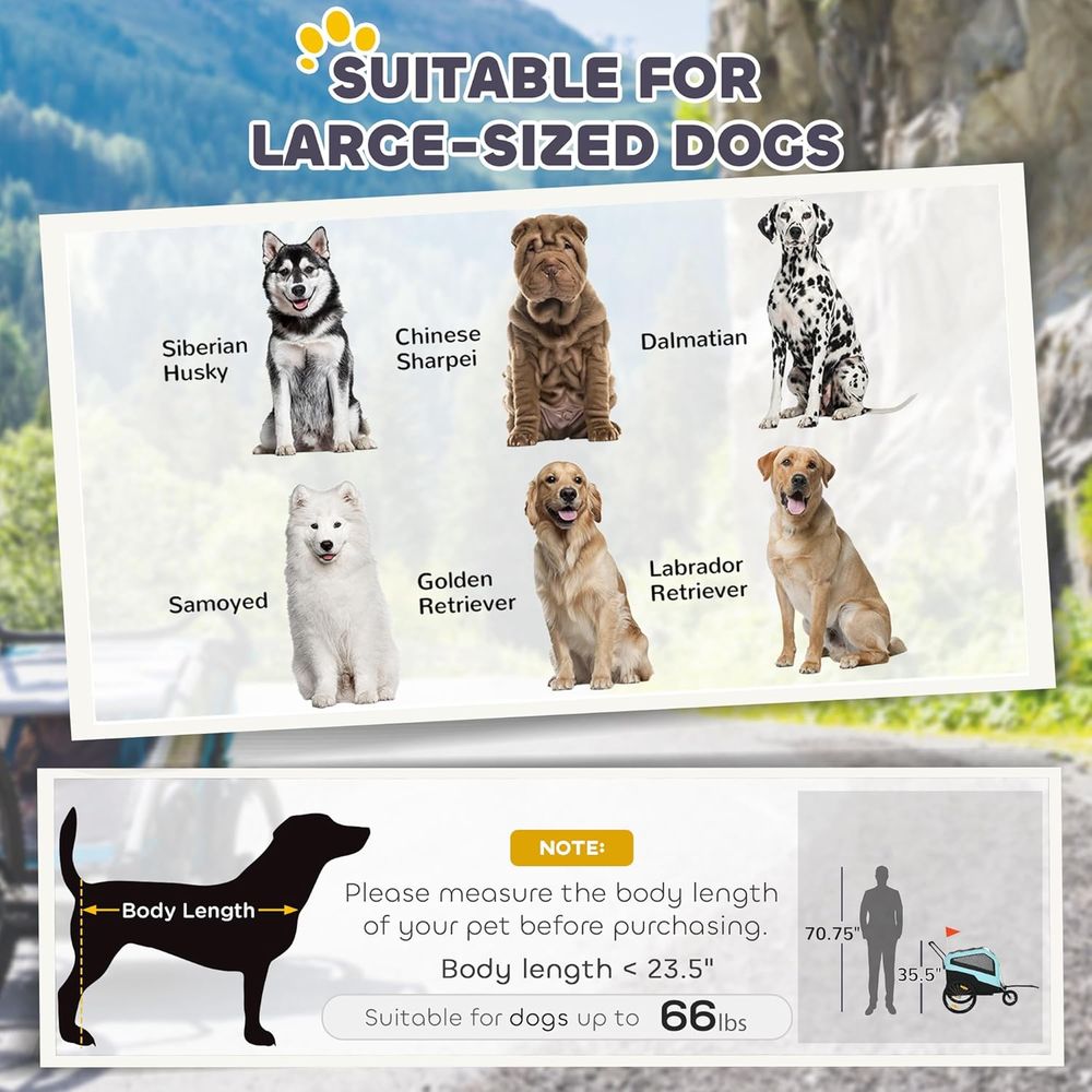 Rimorchio Bici 2-in-1 per Cani - Pet Stroller Carrier recensione e prezzo