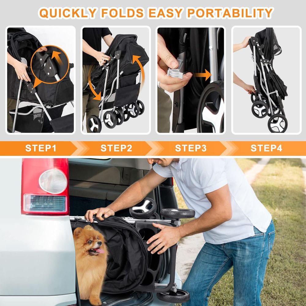 Passeggino per Animali Domesti - Pet Stroller Carrier recensione e prezzo