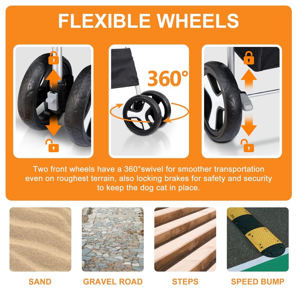 Passeggino per Animali Domesti - Pet Stroller Carrier recensione e prezzo