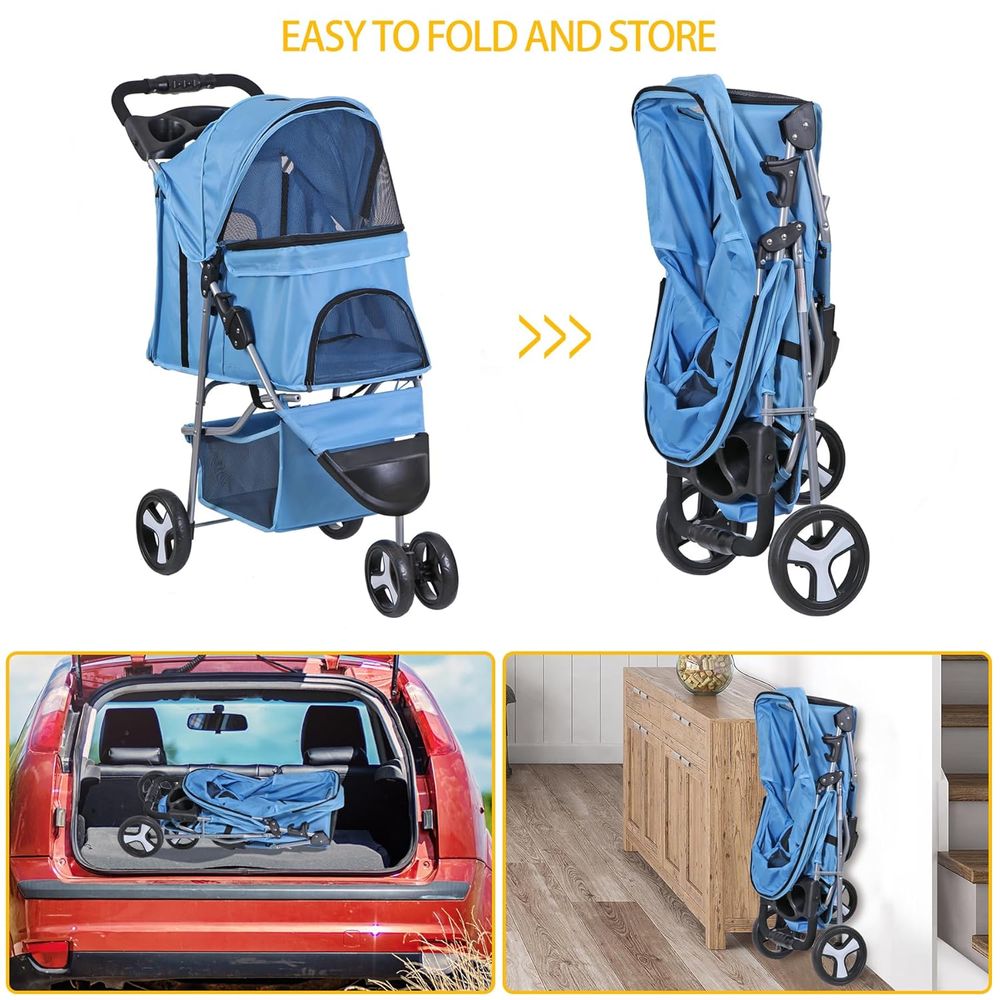 Passeggino per Cani e Gatti a  - Pet Stroller Carrier recensione e prezzo