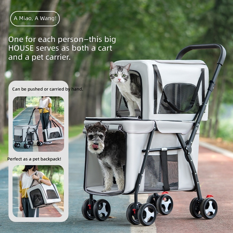 Carrello per Animali Domestici - Pet Stroller Carrier recensione e prezzo