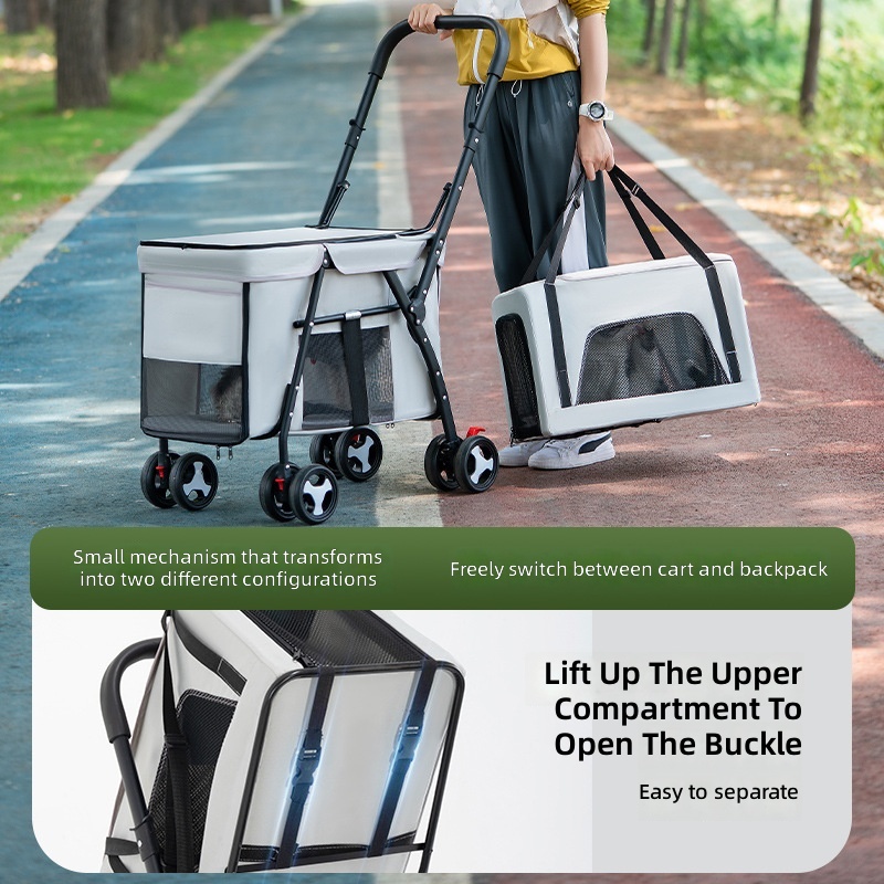 Carrello per Animali Domestici - Pet Stroller Carrier recensione e prezzo